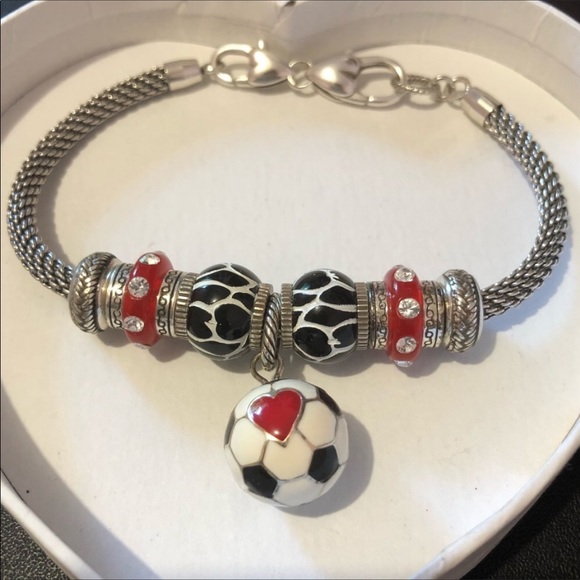 ❌SOLD OUT❌Brighton black & white striped bead - Picture 5 of 8